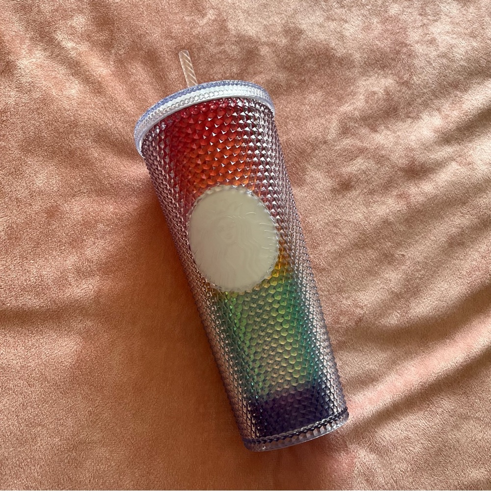 STARBUCKS RAINBOW STUDDED TUMBLER
